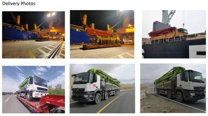 in 2019, China′s Top Brand 56m Ultra-Long Arm Pump Truck Pump Sales