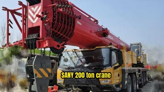 2025 SANY gru per autocarri da 200 tonnellate SYM5602JQZ200C8 utilizzata con ore basse in vendita